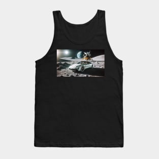 2021 Porsche Panamera on the Moon Tank Top